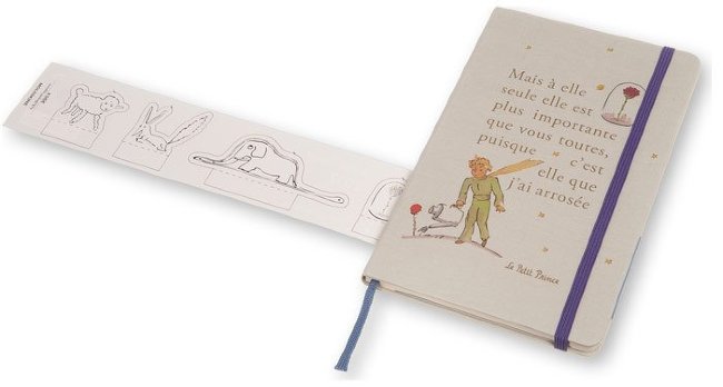 Еженедельник Moleskine LE PETIT PRINCE WKNT LG, A5, светло-серый