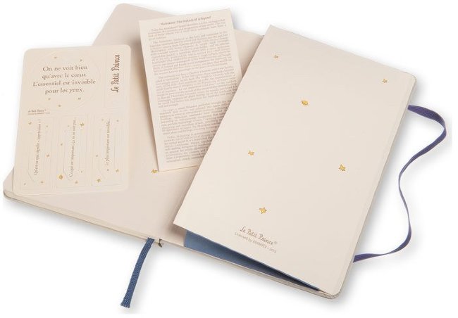 Еженедельник Moleskine LE PETIT PRINCE WKNT LG, A5, светло-серый