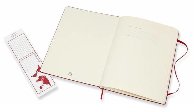 Блокнот Moleskine CLASSIC XLarge, пунктир, красный Блокнот Moleskine CLASSIC XLarge, пунктир, красный