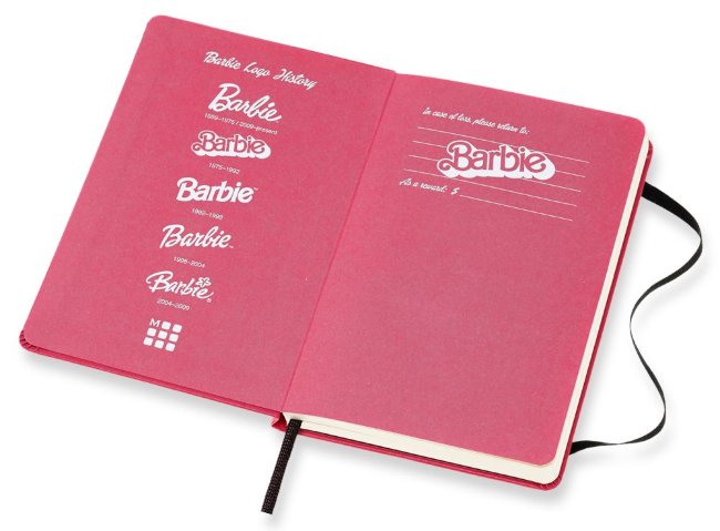 Блокнот Moleskine Limited Edition BARBIE Pocket, линейка Logo Блокнот Moleskine Limited Edition BARBIE Pocket, линейка Logo