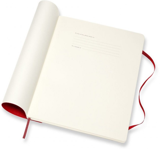 Еженедельник Moleskine CLASSIC SOFT WKNT XL 190х250мм 144стр. мягкая обложка красный Еженедельник Moleskine CLASSIC SOFT WKNT XL 190х250мм 144стр. мягкая обложка красный