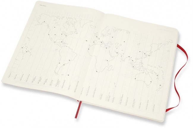 Еженедельник Moleskine CLASSIC SOFT WKNT XL 190х250мм 144стр. мягкая обложка красный Еженедельник Moleskine CLASSIC SOFT WKNT XL 190х250мм 144стр. мягкая обложка красный