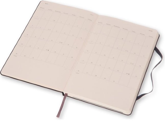 Еженедельник Moleskine ACADEMIC WKNT LGH, A5, черный