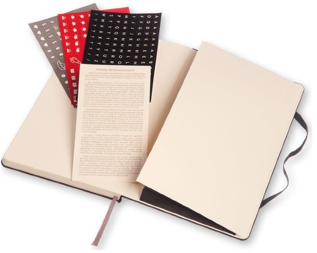 Еженедельник Moleskine ACADEMIC WKNT LGH, A5, черный