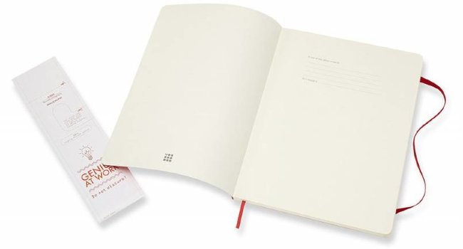 Блокнот Moleskine CLASSIC SOFT, пунктир, красный