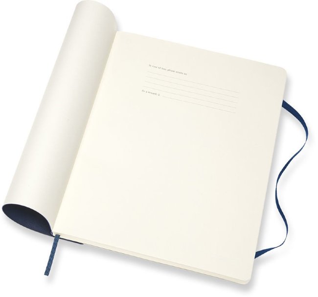 Еженедельник Moleskine CLASSIC SOFT WKNT XL 190х250мм 144стр. мягкая обложка синий сапфир Еженедельник Moleskine CLASSIC SOFT WKNT XL 190х250мм 144стр. мягкая обложка синий сапфир