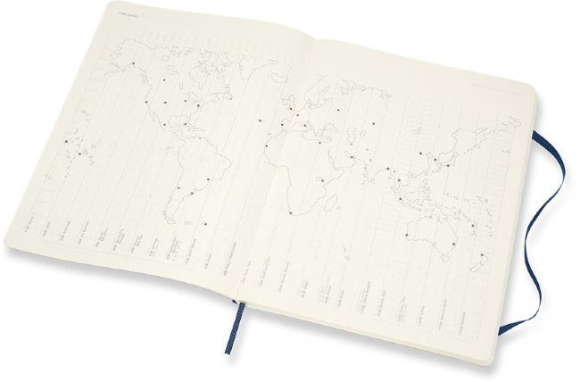 Еженедельник Moleskine CLASSIC SOFT WKNT XL 190х250мм 144стр. мягкая обложка синий сапфир Еженедельник Moleskine CLASSIC SOFT WKNT XL 190х250мм 144стр. мягкая обложка синий сапфир