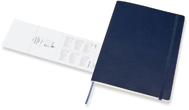 Еженедельник Moleskine CLASSIC SOFT WKNT XL 190х250мм 144стр. мягкая обложка синий сапфир Еженедельник Moleskine CLASSIC SOFT WKNT XL 190х250мм 144стр. мягкая обложка синий сапфир