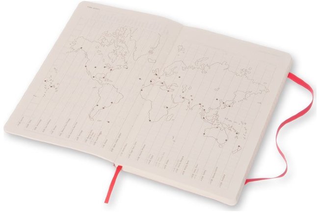 Еженедельник Moleskine ACADEMIC WKNT LGS, A5, красный Еженедельник Moleskine ACADEMIC WKNT LGS, A5, красный