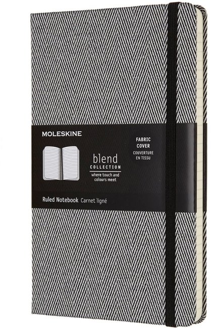 Блокнот Moleskine Limited Edition BLEND Large, линейка, черный