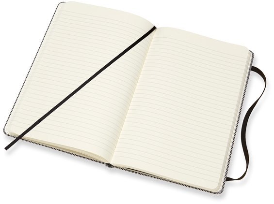 Блокнот Moleskine Limited Edition BLEND Large, линейка, черный