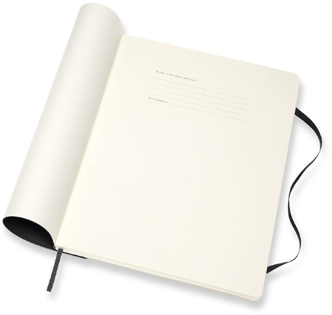 Еженедельник Moleskine CLASSIC SOFT WKNT XL 190х250мм 144стр. мягкая обложка черный Еженедельник Moleskine CLASSIC SOFT WKNT XL 190х250мм 144стр. мягкая обложка черный