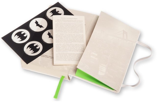 Ежедневник Moleskine BATMAN, A6, белый Ежедневник Moleskine BATMAN, A6, белый