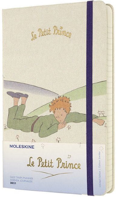 Ежедневник Moleskine LE L`PETIT PRINCE Large 130х210мм 400стр. белый