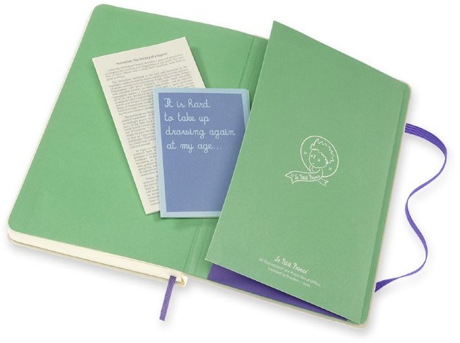 Ежедневник Moleskine LE L`PETIT PRINCE Large 130х210мм 400стр. белый