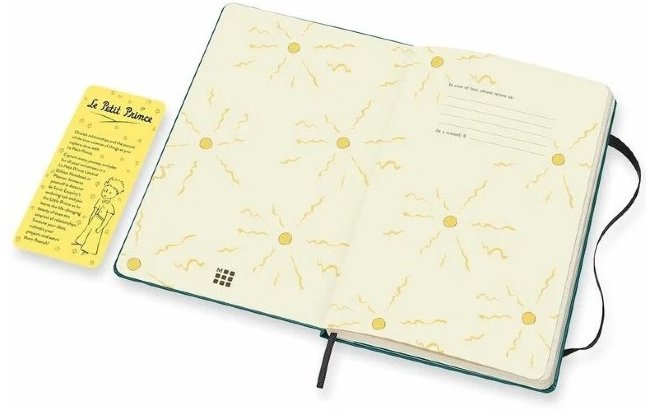 Блокнот Moleskine LE PETIT PRINCE Large 130х210мм 192стр. линейка твердая обложка, зеленый Блокнот Moleskine LE PETIT PRINCE Large 130х210мм 192стр. линейка твердая обложка, зеленый