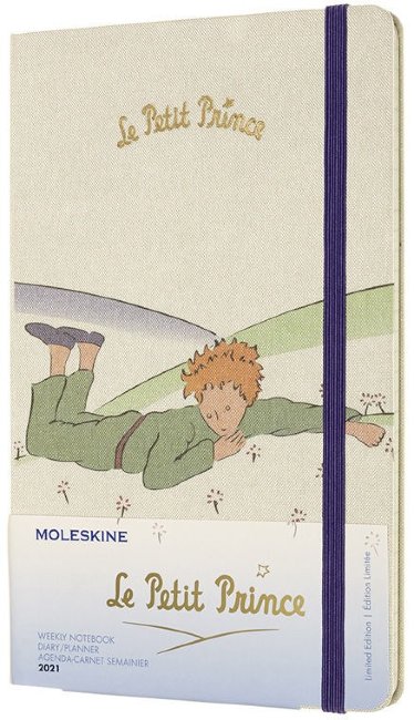 Еженедельник Moleskine LE L` PETIT PRINCE WKNT Large 130х210мм 144стр. белый Еженедельник Moleskine LE L` PETIT PRINCE WKNT Large 130х210мм 144стр. белый