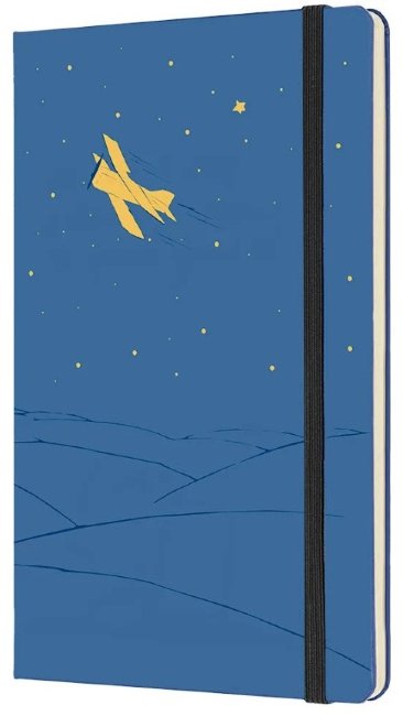 Блокнот Moleskine LE PETIT PRINCE Large 130х210мм 192стр. линейка твердая обложка, синий
