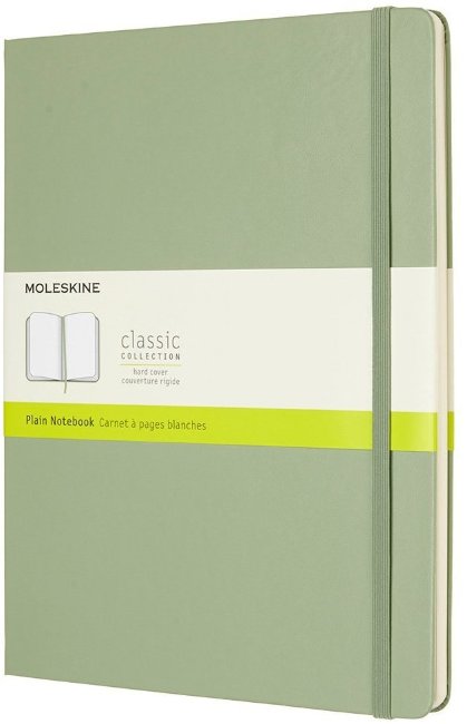 Блокнот Moleskine CLASSIC XLarge, нелинованный, зеленый Блокнот Moleskine CLASSIC XLarge, нелинованный, зеленый