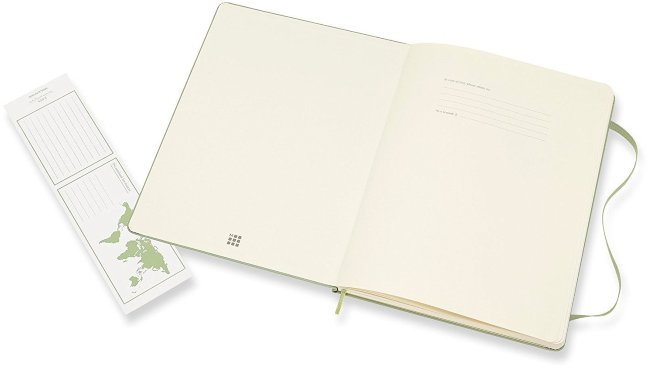 Блокнот Moleskine CLASSIC XLarge, нелинованный, зеленый Блокнот Moleskine CLASSIC XLarge, нелинованный, зеленый