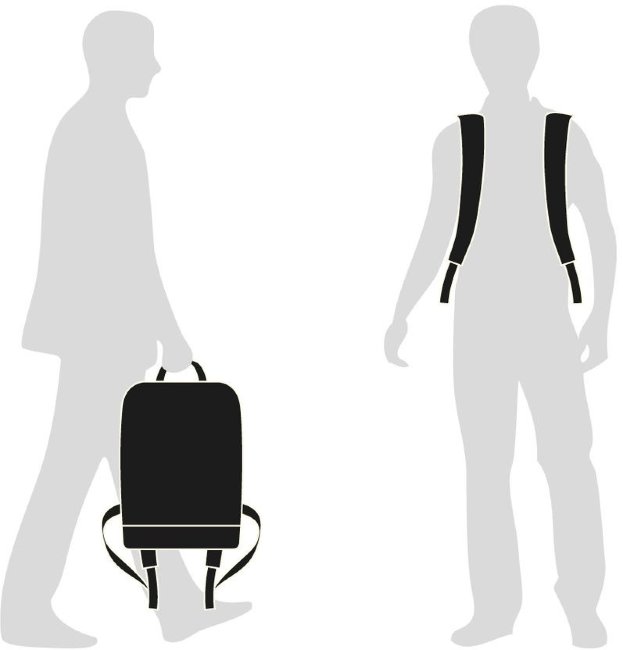 Сумка Moleskine Classic Pro Device 15.4, черная