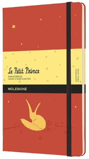 Блокнот Moleskine LE PETIT PRINCE Large 130х210мм 192стр. нелинованный твердая обложка, красный