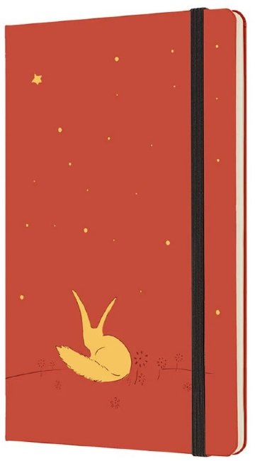 Блокнот Moleskine LE PETIT PRINCE Large 130х210мм 192стр. нелинованный твердая обложка, красный
