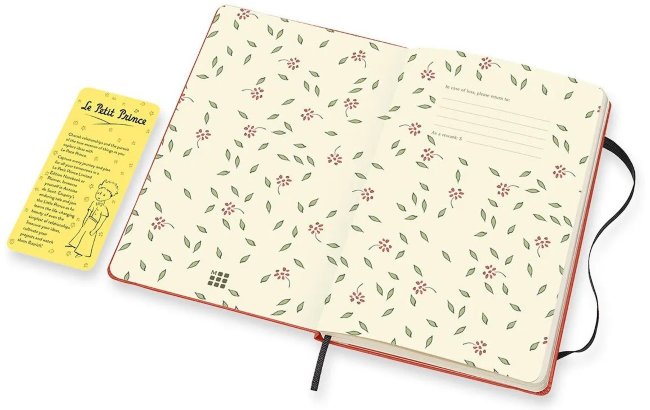Блокнот Moleskine LE PETIT PRINCE Large 130х210мм 192стр. нелинованный твердая обложка, красный