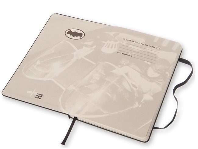 Еженедельник Moleskine Batman Wknt, черный