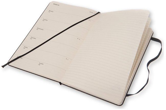 Еженедельник Moleskine Batman Wknt, черный