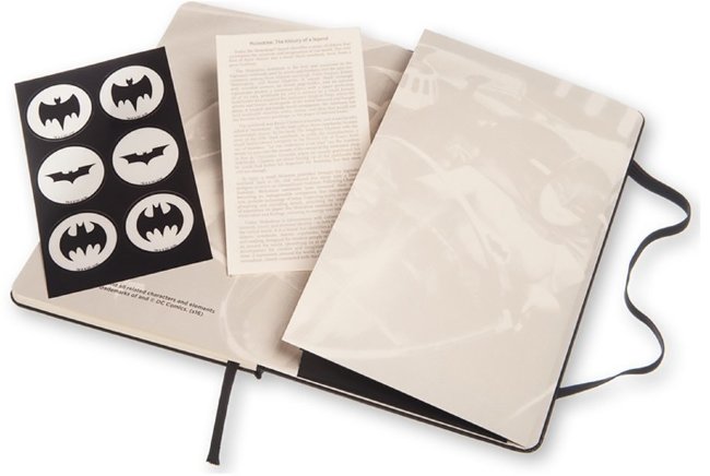 Еженедельник Moleskine Batman Wknt, черный