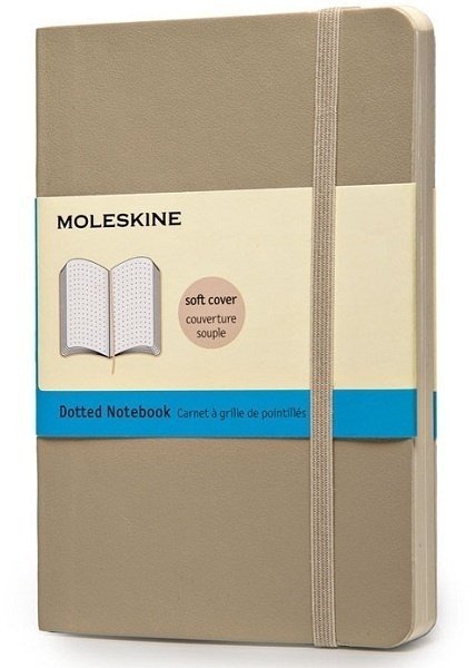 Блокнот Moleskine CLASSIC SOFT, пунктир, бежевый