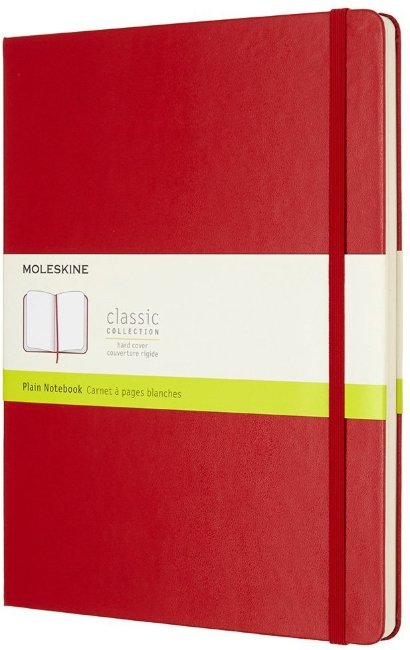 Блокнот Moleskine CLASSIC XLarge, нелинованный, красный Блокнот Moleskine CLASSIC XLarge, нелинованный, красный