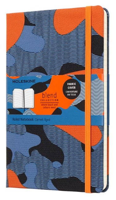 Блокнот Moleskine Limited Edition  BLEND LGH Large, линейка Camouflage orange Блокнот Moleskine Limited Edition  BLEND LGH Large, линейка Camouflage orange