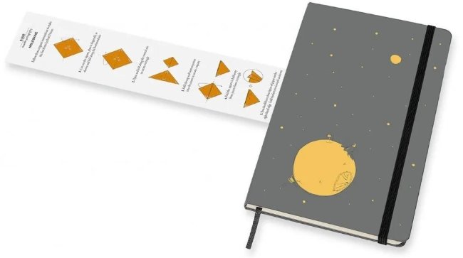 Блокнот Moleskine LE PETIT PRINCE Large 130х210мм 192стр. нелинованный твердая обложка, серый