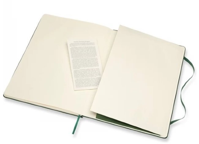 Блокнот Moleskine CLASSIC XLarge, линейка, зеленый Блокнот Moleskine CLASSIC XLarge, линейка, зеленый