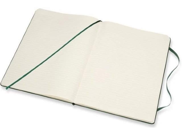 Блокнот Moleskine CLASSIC XLarge, линейка, зеленый Блокнот Moleskine CLASSIC XLarge, линейка, зеленый