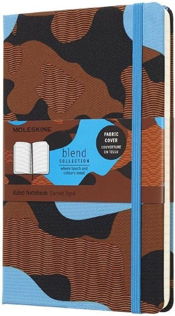 Блокнот Moleskine Limited Edition  BLEND LGH Large, линейка Camouflage blue