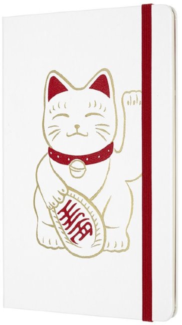 Еженедельник Moleskine MANEKI NEKO Large 130х210мм 144стр. красный