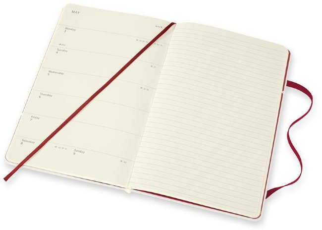 Еженедельник Moleskine MANEKI NEKO Large 130х210мм 144стр. красный