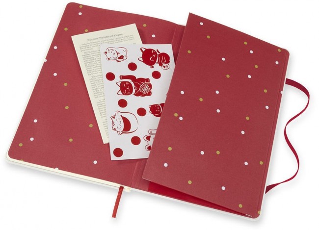 Еженедельник Moleskine MANEKI NEKO Large 130х210мм 144стр. красный
