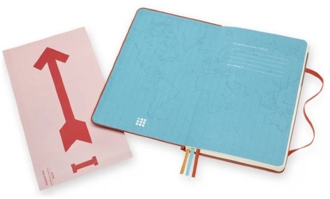 Блокнот Moleskine VOYAGEUR Medium 115x180мм 208стр. нелинованный мягкая обложка, оранжевый Блокнот Moleskine VOYAGEUR Medium 115x180мм 208стр. нелинованный мягкая обложка, оранжевый