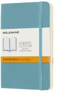 Блокнот Moleskine CLASSIC SOFT Pocket, линейка, голубой