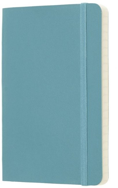 Блокнот Moleskine CLASSIC SOFT Pocket, линейка, голубой