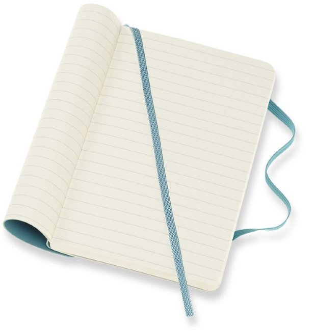 Блокнот Moleskine CLASSIC SOFT Pocket, линейка, голубой
