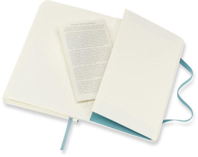 Блокнот Moleskine CLASSIC SOFT Pocket, линейка, голубой