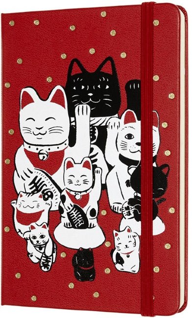 Еженедельник Moleskine MANEKI NEKO Pocket 90x140мм 144стр. красный Еженедельник Moleskine MANEKI NEKO Pocket 90x140мм 144стр. красный