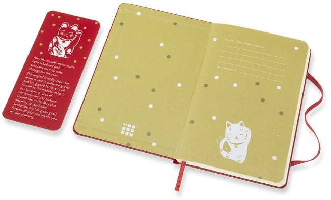 Еженедельник Moleskine MANEKI NEKO Pocket 90x140мм 144стр. красный Еженедельник Moleskine MANEKI NEKO Pocket 90x140мм 144стр. красный