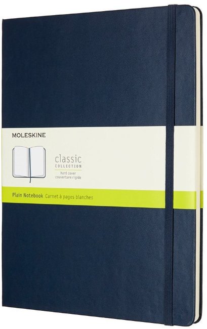 Блокнот Moleskine CLASSIC XLarge, нелинованный, синий Блокнот Moleskine CLASSIC XLarge, нелинованный, синий