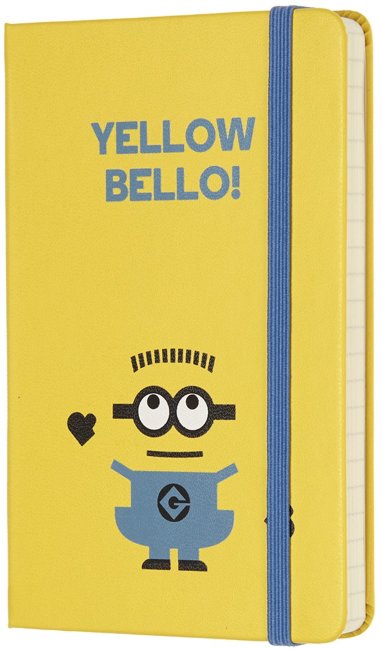 Блокнот Moleskine Limited Edition MINIONS Pocket, линейка, желтый